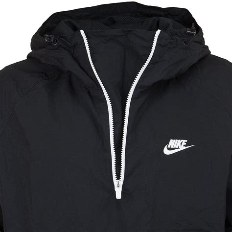 windbreaker nike schwarz weiß